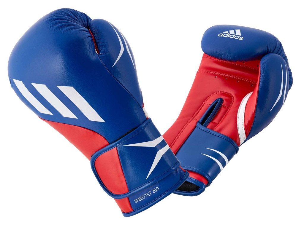 adidas Boxhandschuhe Speed Tilt 250, Blau-Rot