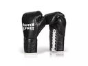 Paffen Sport Boxing Gloves Pro Classic Fight Laces, Black