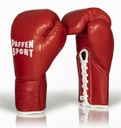 Paffen Sport Boxing Gloves Pro Classic Fight Laces, Red