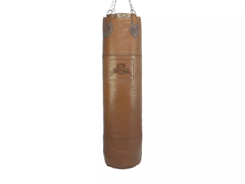Paffen Sport Boxsack Traditional Old School 120x35cm 45kg, Braun