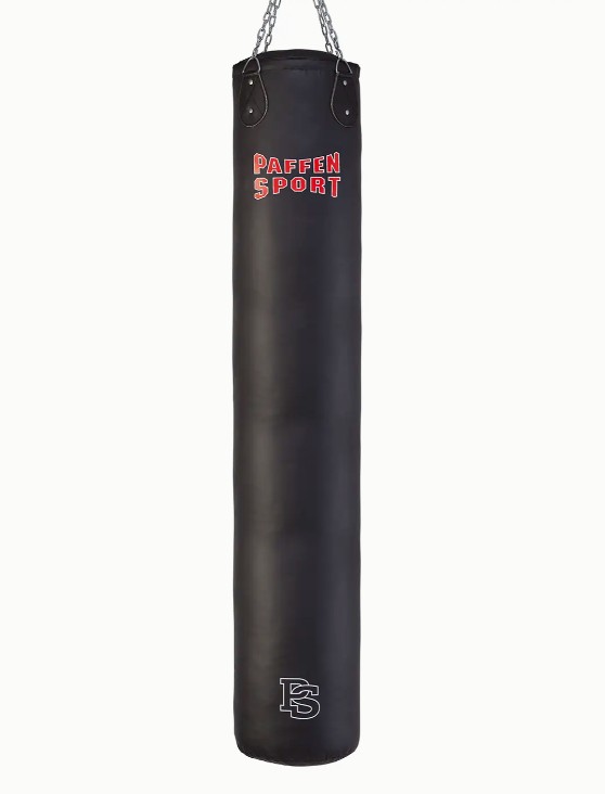 Paffen Sport Boxsack Allround 180x35cm 50kg, Schwarz