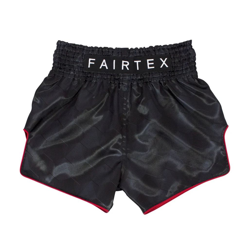 SALE 246 Fairtex Muay Thai Shorts BS1901, Schwarz