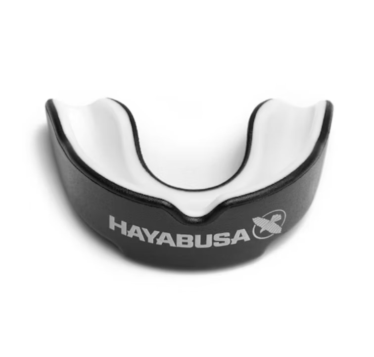 Hayabusa Mouthguard Combat, Black-White
