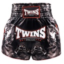 Twins Muay Thai Shorts Kabuki, Schwarz