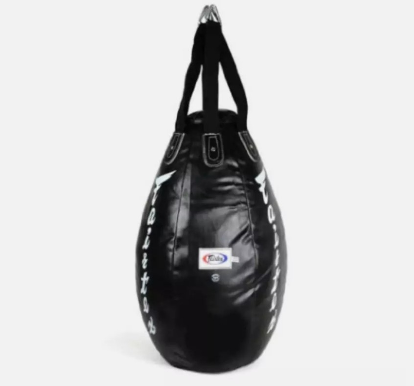 Fairtex Boxsack Teardrop HB4 90x40cm 30kg, Schwarz