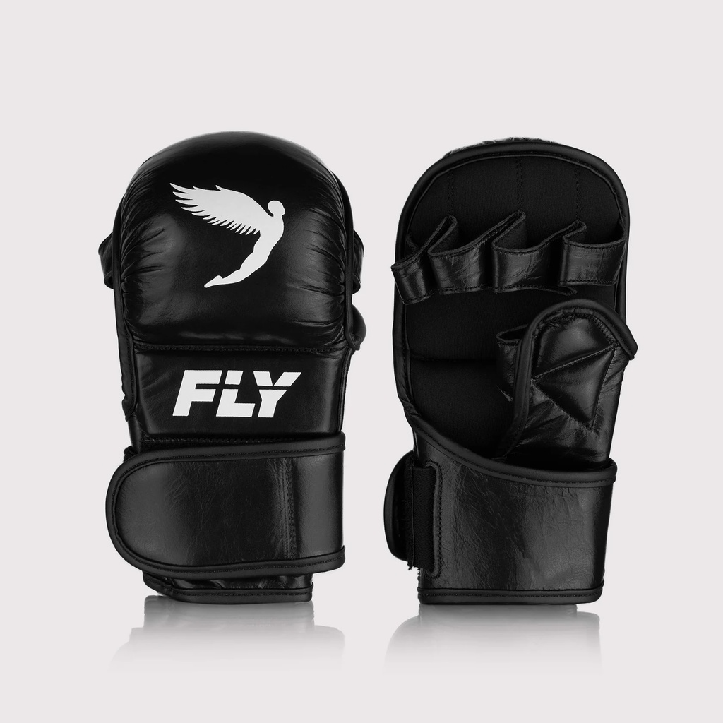 SALE 273 Fly MMA Sparring Handschuhe Shadow M 2.0, Schwarz