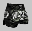 SALE 408 Wicked One Muay Thai Shorts Fury, Schwarz-Khaki