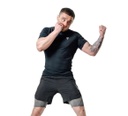 RDX Fight Shorts T15 2-in-1, Black-Gray
