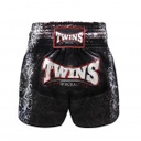 Twins Muay Thai Shorts Rangda, Schwarz