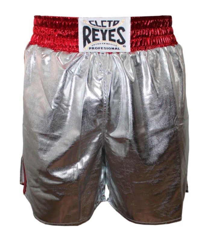 SALE 62 Cleto Reyes Boxhose Metallic, Silber-Rot