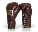 Paffen Sport Boxhandschuhe Pro Classic Fight mit Schnürung, Braun