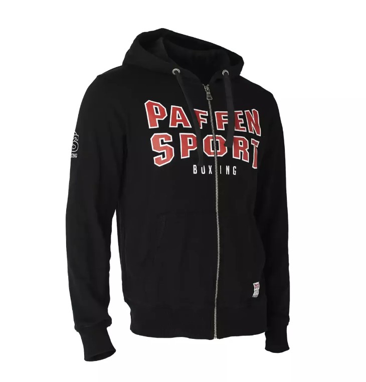 Paffen Sport Hoodie Logo Zipped, Schwarz