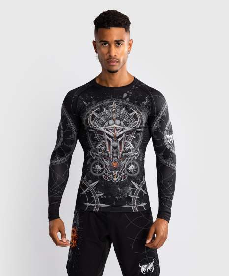 SALE 199 Venum Rash Guard Gladiator 5.0, Schwarz-Silber