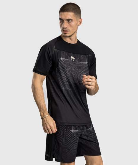Venum T-Shirt Dry-Tech G-Fit Air, Schwarz-Sand