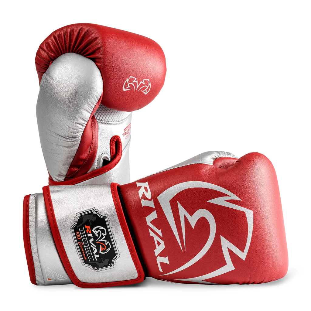 Rival Sandsackhandschuhe RB100 Professional, Rot-Silber