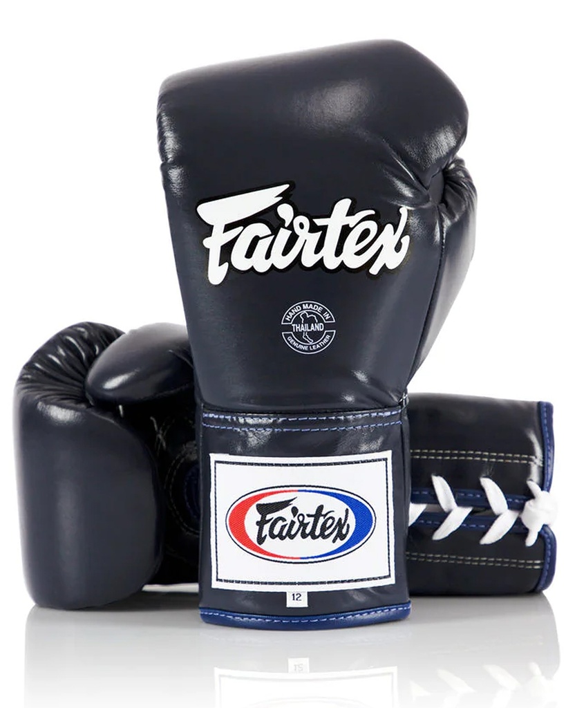 Fairtex Boxing Gloves Pro Fight BGL6 10oz Laces, Blue