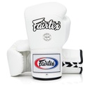 Fairtex Boxhandschuhe Pro Fight BGL6 10oz mit Schnürung, Weiß