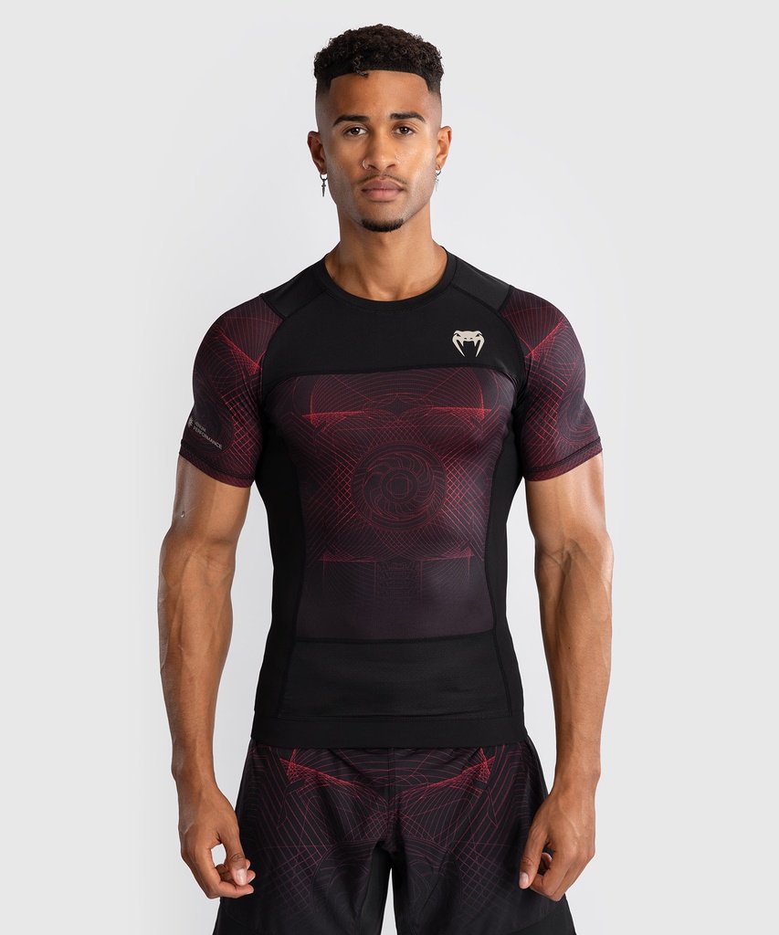 SALE 197 Venum Rash Guard G-Fit Air, Schwarz-Rot