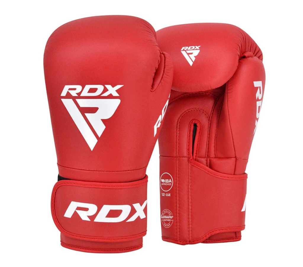 RDX Boxing Gloves IBA, Red