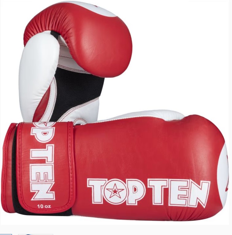 Top Ten Boxing Gloves Star XLP, Red-White