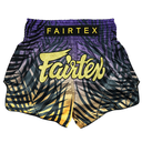Fairtex Muay Thai Shorts BS1941, Blue-Yellow