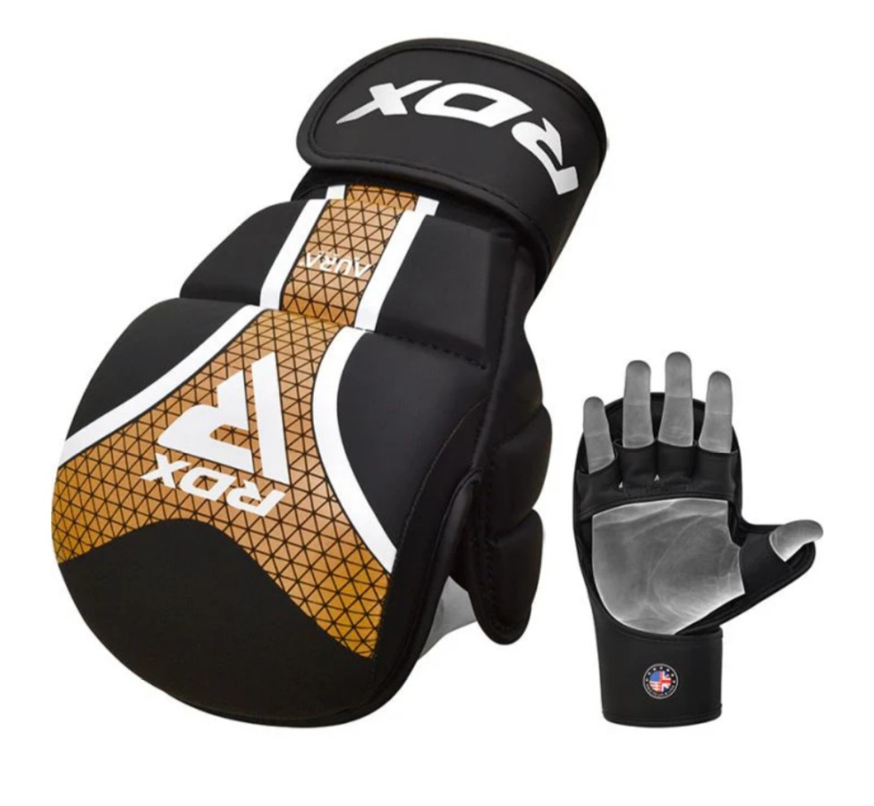 RDX MMA Gloves Sparring Aura Plus T17, Black