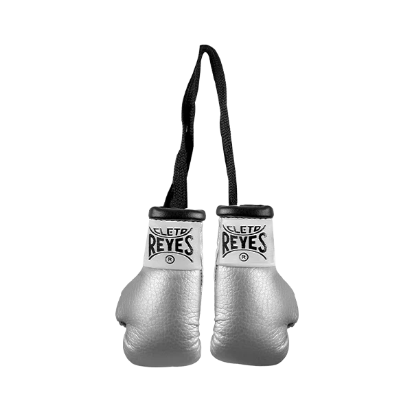 Cleto Reyes Mini Boxing Gloves, Silver