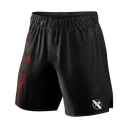 Hayabusa UFC Fight Shorts BJJ, Black-Red