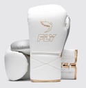 Fly Boxhandschuhe Superlace Pro X 2, Weiß-Grau-Gold