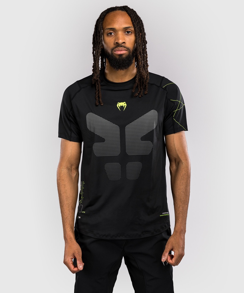 Venum T-Shirt Dry-Tech Training Camp 4.0, Black-Green