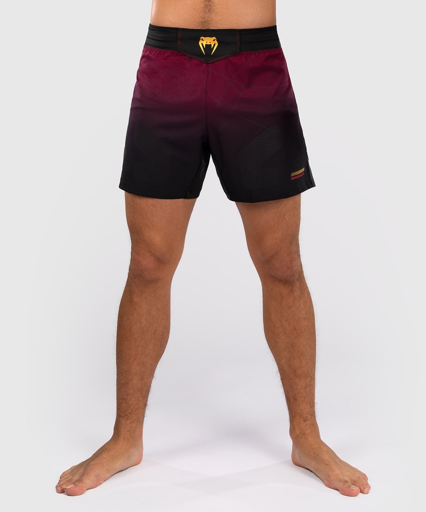 Venum Fight Shorts Tactical XT, Schwarz-Burgundrot-Gold