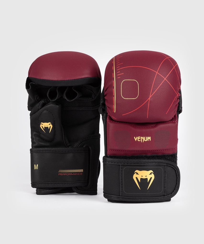 Venum MMA Handschuhe Sparring Tactical XT, Burgundrot-Schwarz