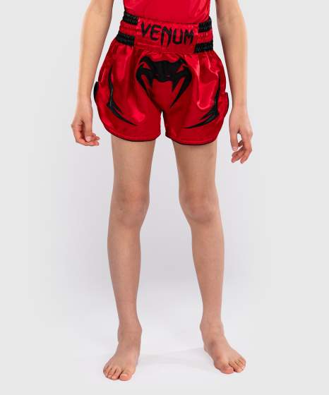 Venum Muay Thai Shorts Inferno Kids, Rot