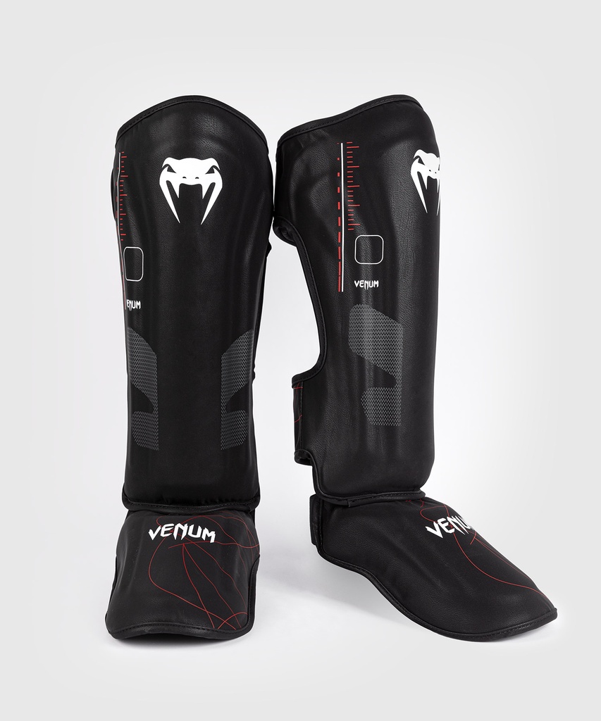 Venum Shin Guards Tactical XT, Black-Red
