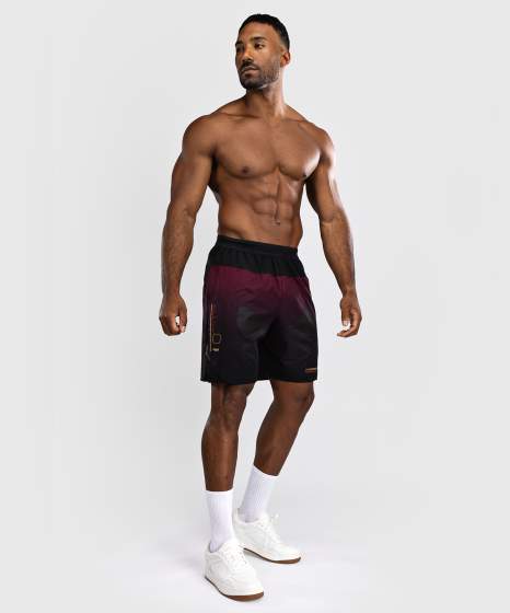 Venum Training Shorts Tactical XT, Schwarz-Burgundrot-Gold