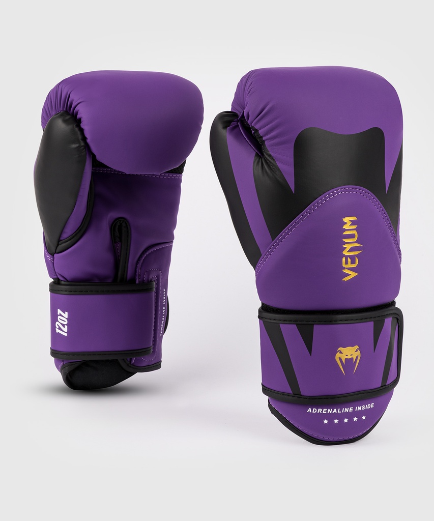 Venum Boxing Gloves Challenger 4.0, Purple-Black
