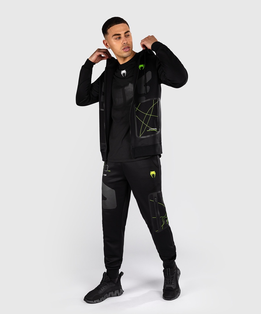 Venum Hoodie Training Camp 4.0 Zipped, Black-Green