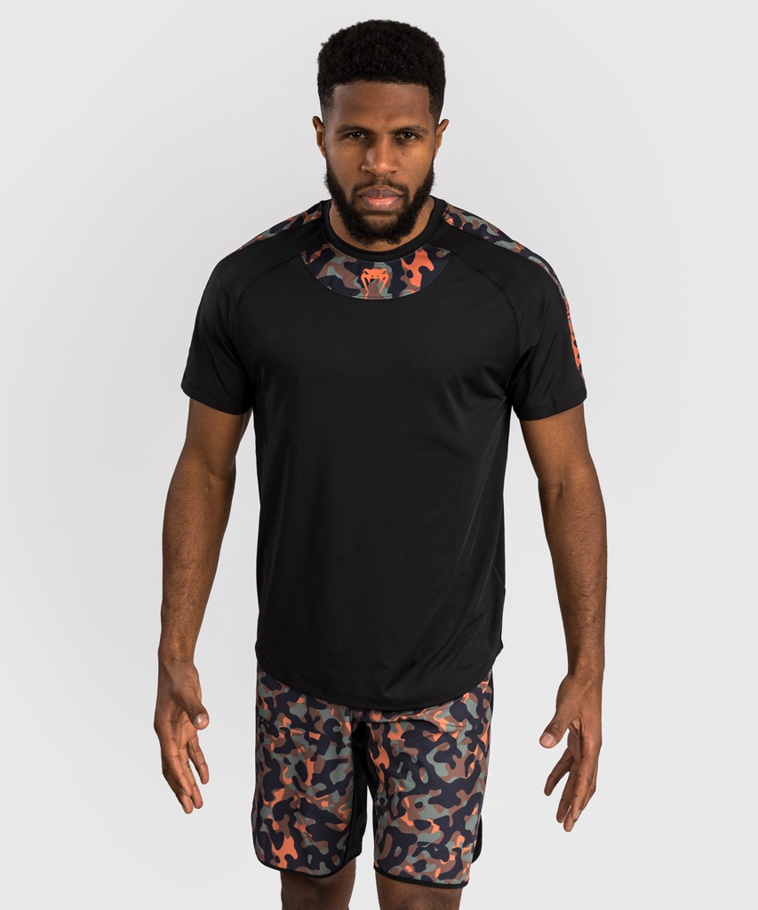 Venum T-Shirt Dry-Tech Jungle OPS, Orange-Canyon-Camo