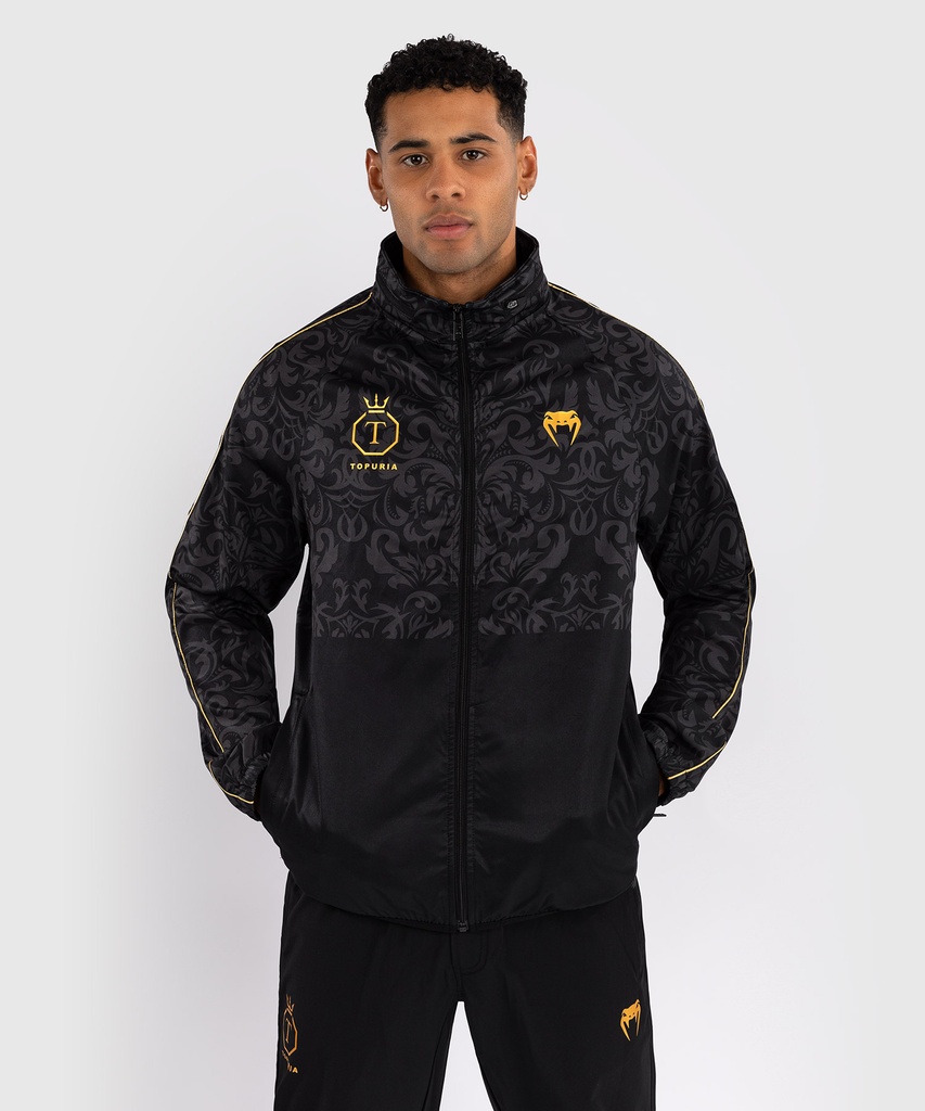 Venum Trainingsjacke X Topuria Unmatched Edition, Schwarz-Gold