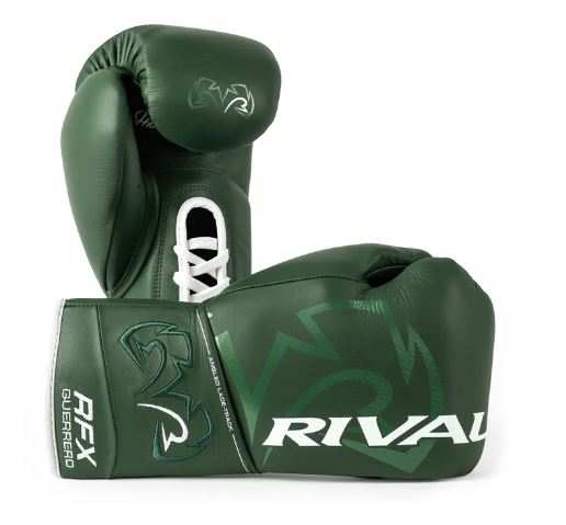 Rival Boxing Gloves RFX-Guerrero Pro Fight HDE-F Laces, Green