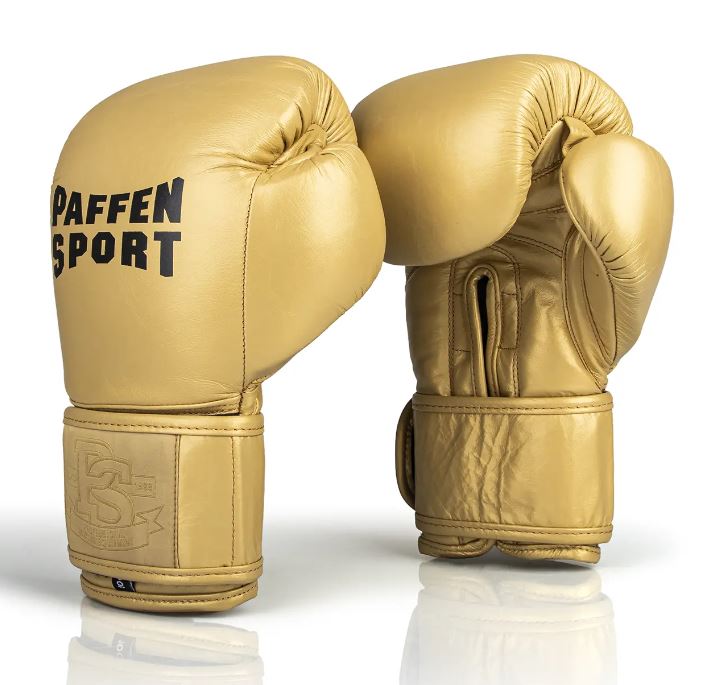 Paffen Sport Boxing Gloves Pro Klett X, Gold