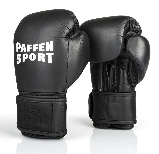 Paffen Sport Boxhandschuhe Pro Klett X, Schwarz
