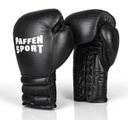 Paffen Sport Boxing Gloves Pro Lace X with Laces, Black