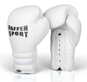 Paffen Sport Boxing Gloves Pro Lace X with Laces, Weiß