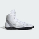 adidas Wrestling Shoes Adizero, White-Silver-Black
