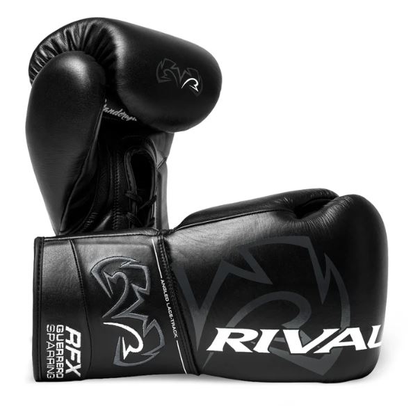 Rival Boxhandschuhe RFX-Guerrero Sparring SF-H mit Schnürung, Schwarz