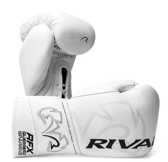 Rival Boxhandschuhe RFX-Guerrero Sparring SF-H mit Schnürung, Weiss