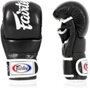 Fairtex MMA Sparring Gloves Super FGV18, Black-White