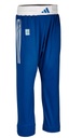 adidas Kickboxhose WAKO, Blau-Weiß
