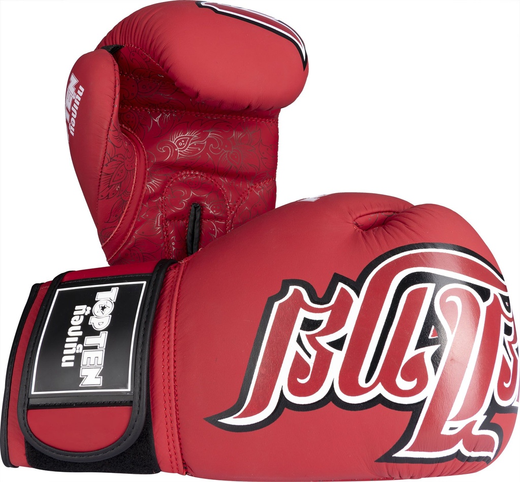 Top Ten Boxing Gloves Nong Han, Red